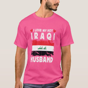 Ik hou van mijn hete Iraakse man echtgenoten Irak T-shirt