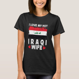 Ik hou van mijn hete Iraakse vrouw echtgenoten Ira T-shirt
