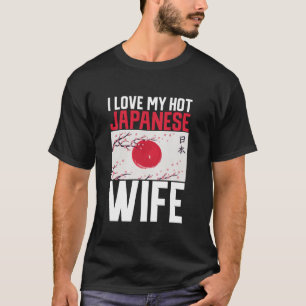 Ik hou van mijn hete Japanse Vrouw Japans Lange Mo T-shirt