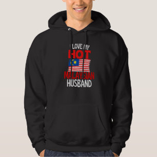 Ik hou van mijn hete Maleisische man  Maleisië rel Hoodie