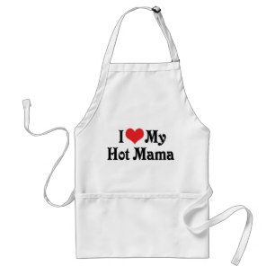 Ik hou van mijn hete mama standaard schort
