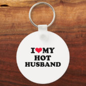 Ik hou van mijn hete man sleutelhanger (Voorkant)