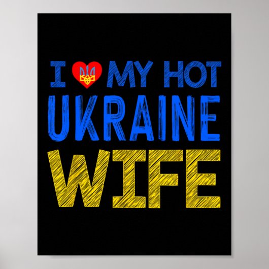 Ik hou van mijn hete Oekraïense vrouw Poster (Voorkant)