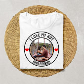 Ik hou van mijn hete Vriendin koppels aangepaste f T-shirt