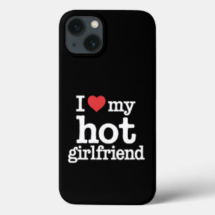 Ik hou van mijn hete vriendin Valentijnsdag Gf Cad Case-Mate iPhone Case