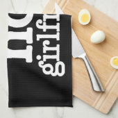 Ik hou van mijn hete Vriendin Valentijnsdag GF Gif Theedoek (Quarter Fold)