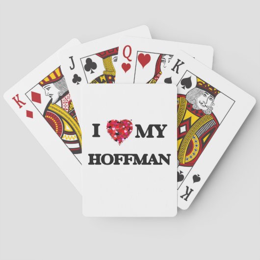 Ik hou van MIJN Hoffman Pokerkaarten (Achterkant)