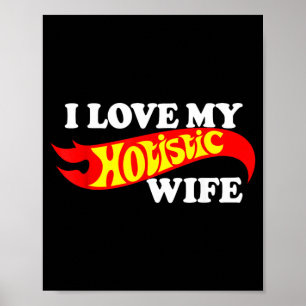 Ik hou van mijn holistische vrouw poster
