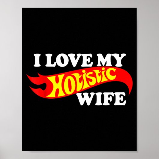 Ik hou van mijn holistische vrouw poster (Voorkant)