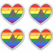 Ik hou van mijn homet sticker (Voorkant)