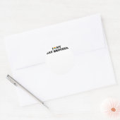 Ik hou van mijn homo broer kopie ronde sticker (Envelop)