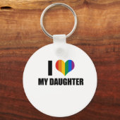Ik hou van mijn homo dochter sleutelhanger (Voorkant)