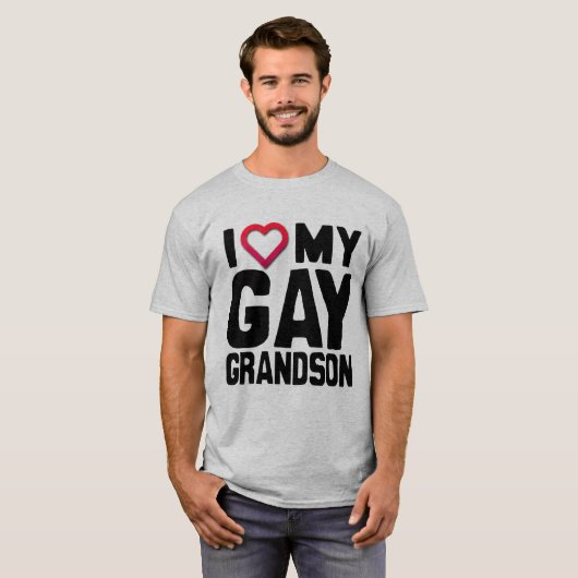 IK HOU VAN MIJN HOMO KLEINZOON - T-SHIRT (Voorkant volledig)
