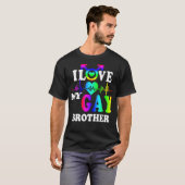 Ik hou van mijn homoseksuele broer LGBT T-shirt (Voorkant volledig)