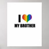 Ik hou van mijn homoseksuele broer poster (Voorkant)