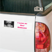 Ik hou van mijn homoseksuele Bumpersticker (Op Truck)