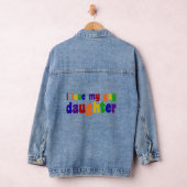 Ik hou van mijn homoseksuele dochter denim jacket (Hangar)