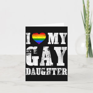 Ik hou van mijn homoseksuele dochter Trots vader m Kaart