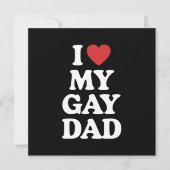Ik hou van mijn homoseksuele vader Ik hart mijn ho Kaart (Voorkant)