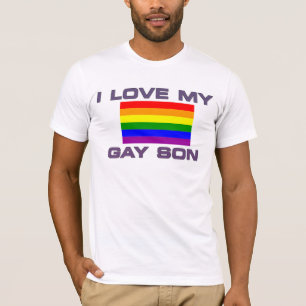 Ik hou van mijn homoseksuele zoon - T-shirt