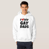 Ik hou van mijn homovaders hoodie (Voorkant volledig)