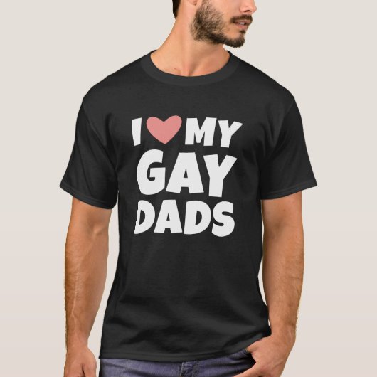 Ik hou van mijn homovaders t-shirt (Voorkant)
