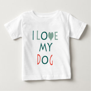 Ik Hou Van Mijn Hond Baby T-shirt