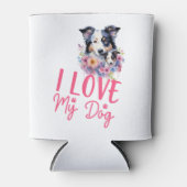 Ik hou van mijn hond blikjeskoeler (Voorkant)