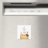 Ik hou van mijn hond - c magneet (Insitu (Vaatwasser))