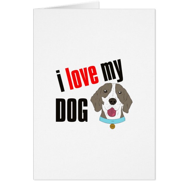 Ik Hou Van Mijn Hond Cartoon (Voorkant)