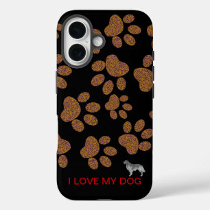 Ik hou van mijn hond iPhone 16 hoesje