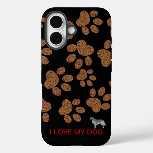 Ik hou van mijn hond Case-Mate iPhone case (Achterkant)