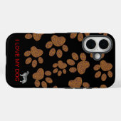 Ik hou van mijn hond Case-Mate iPhone case (Achterkant (horizontaal))