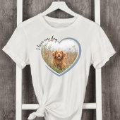 Ik hou van mijn hond-hart foto T-Shirt