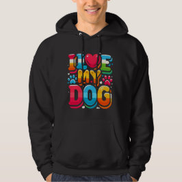 Ik hou van mijn hond hoodie