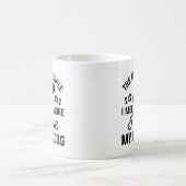 Ik hou van mijn hond koffiemok (Center)