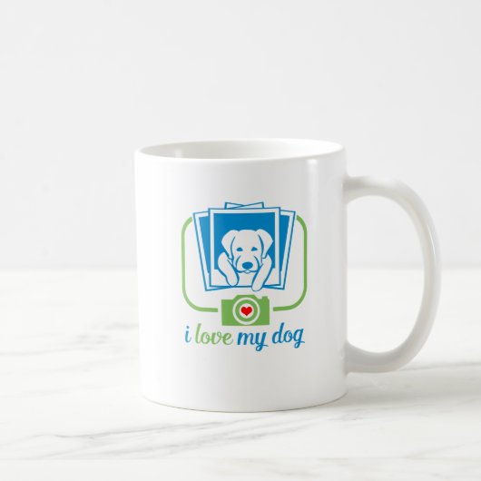 Ik hou van mijn hond koffiemok (Rechts)