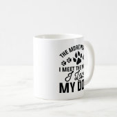 Ik hou van mijn hond koffiemok (Voorkant rechts)