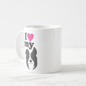 Ik hou van mijn hond! koffiemok (Voorkant links)