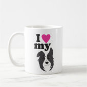 Ik hou van mijn hond! koffiemok (Links)