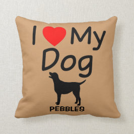 Ik hou van mijn hond kussen