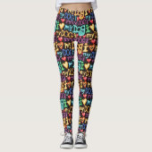 Ik hou van mijn hond leggings (Voorkant)