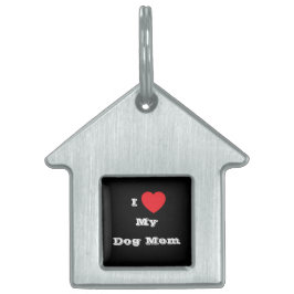 Ik ♥️ Hou Van Mijn Hond Moeder Huisdieren Naamplaatje