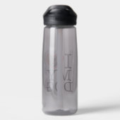 Ik hou van mijn hond op maat waterfles (Achterkant)