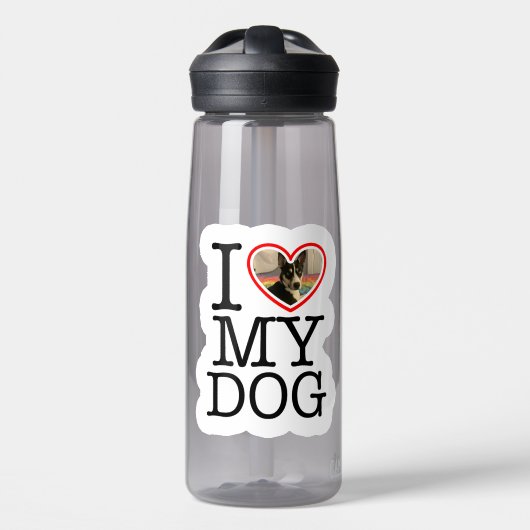 Ik hou van mijn hond Persoonlijk Waterfles (Voorkant)