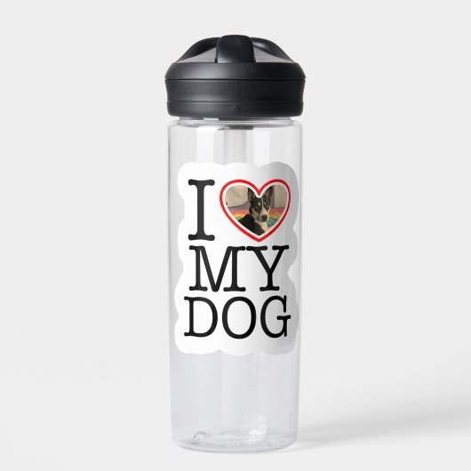 Ik hou van mijn hond Persoonlijk Waterfles (Voorkant)