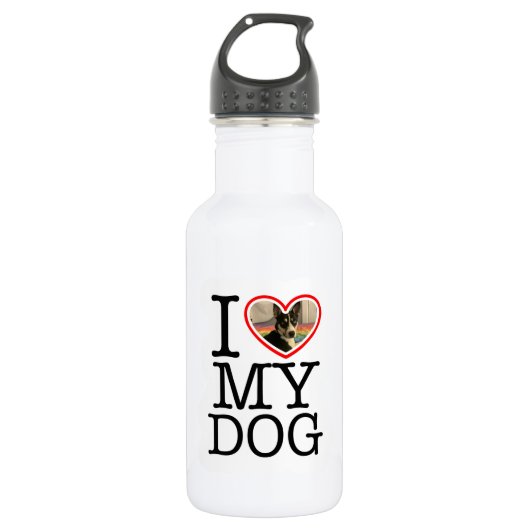 Ik hou van mijn hond Persoonlijk Waterfles (Voorkant)