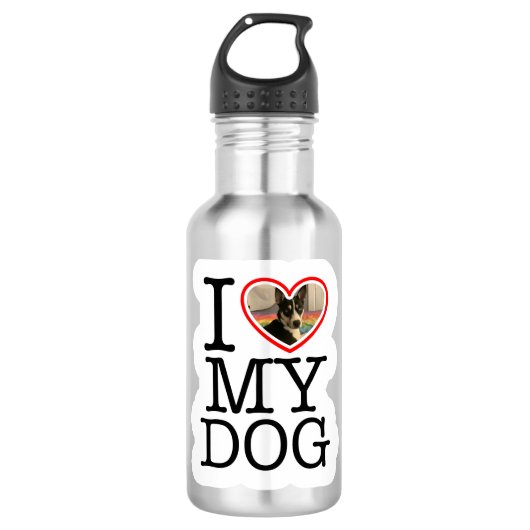 Ik hou van mijn hond Persoonlijk Waterfles (Voorkant)