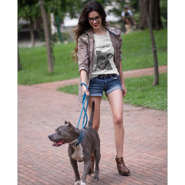 Ik hou van mijn hond Pitbull T-shirt