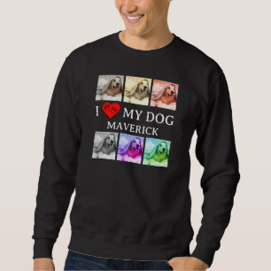 IK HOU VAN MIJN HOND Pop Art Huisdierliefhebber Trui
